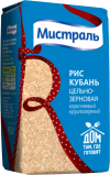 Рис Мистраль круглый Кубань цельнозерновой 900 г.